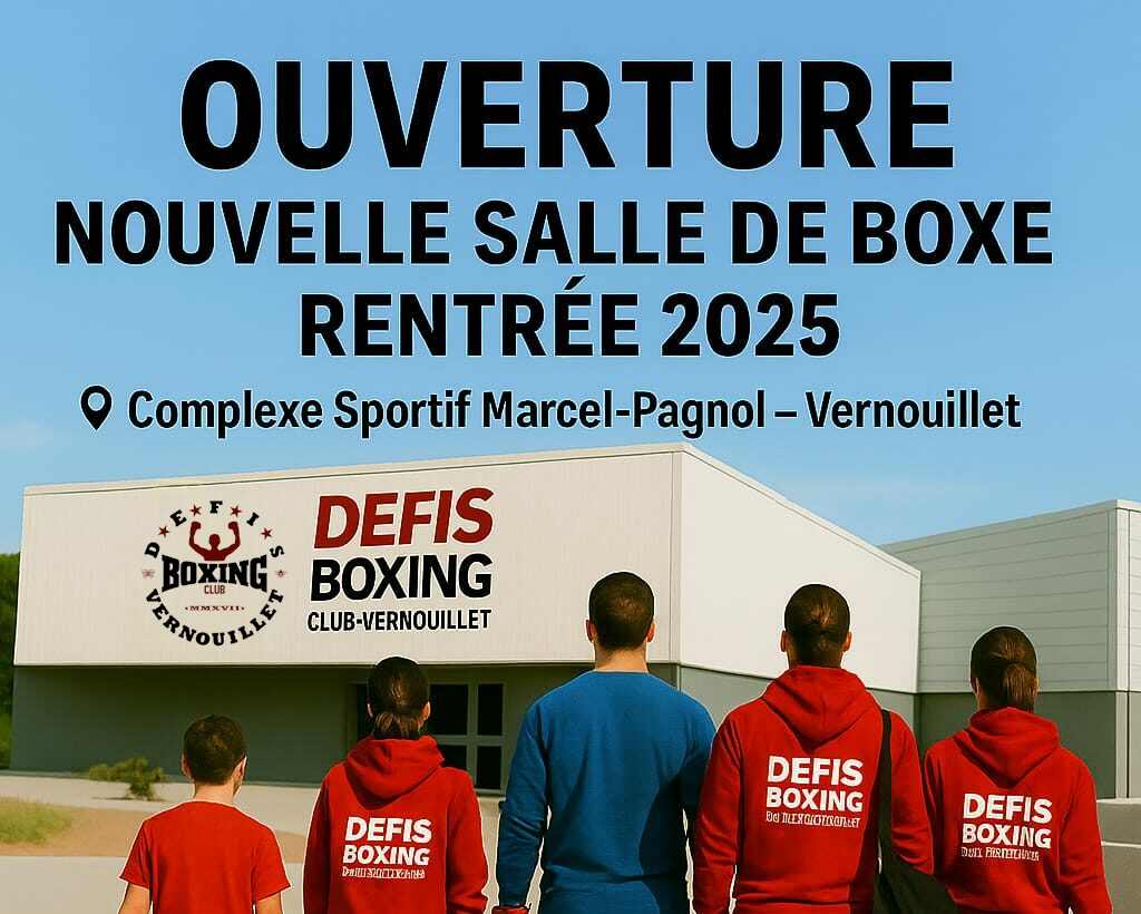 Ouverture de notre toute nouvelle salle de boxe pour la rentrée de la saison 2025/2026 à Vernouillet prés de Dreux