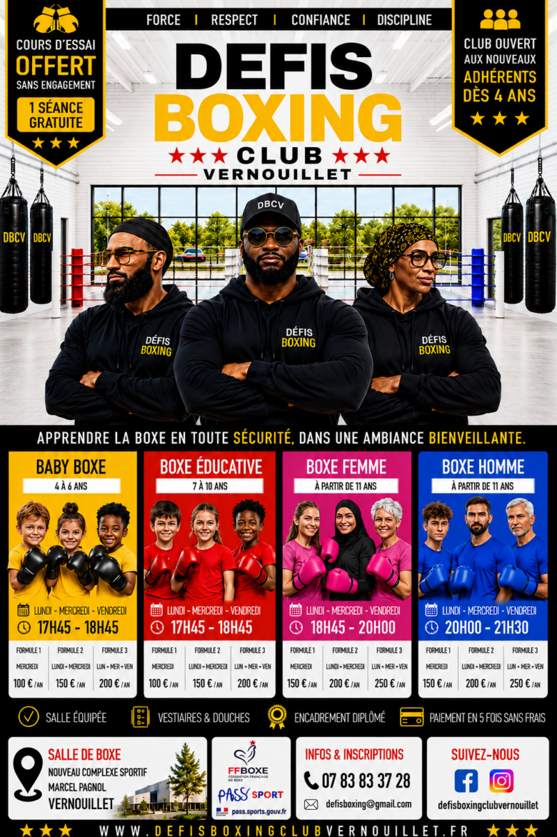 Club de boxe anglaise Dreux Vernouillet